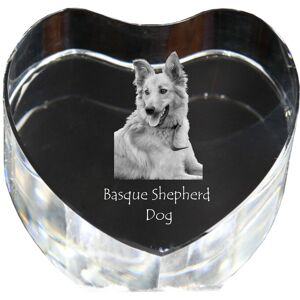 Owczarek baskijski, Basque Shepherd Dog - zdjęcie psa w krysztale, kryształowe serce, wyjątkowa ramka ze zdjęciem marki Art-Dog Owczarek baskijski, Basque Shepherd Dog - zdjęcie psa w krysztale, kryształowe serce, wyjątkowa ramka ze zdjęciem marki Art-Dog