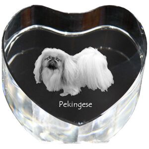 Pekińczyk - zdjęcie psa w krysztale, kryształowe serce, wyjątkowa ramka ze zdjęciem marki Art-Dog Pekińczyk - zdjęcie psa w krysztale, kryształowe serce, wyjątkowa ramka ze zdjęciem marki Art-Dog