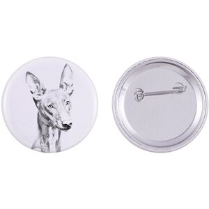 Pies faraona, chart maltański - przypinka z twoim psem, dodaj własne foto, marka Art-Dog Pies faraona, chart maltański - przypinka z twoim psem, dodaj własne foto, marka Art-Dog