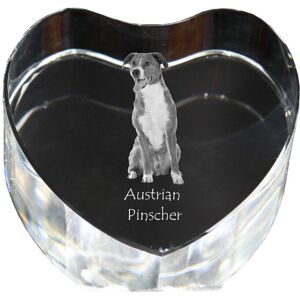 Pinczer austriacki, Austrian pinscher - zdjęcie psa w krysztale, kryształowe serce, wyjątkowa ramka ze zdjęciem marki Art-Dog Pinczer austriacki, Austrian pinscher - zdjęcie psa w krysztale, kryształowe serce, wyjątkowa ramka ze zdjęciem marki Art-Dog