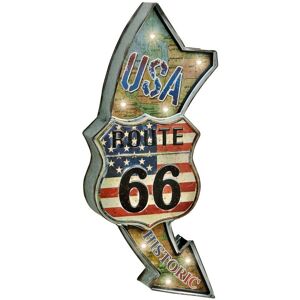 ART Podświetlany Szyld 3D, US Route 66 LED, Magia Świąt zaczyna się u nas ART Podświetlany Szyld 3D, US Route 66 LED, Magia Świąt zaczyna się u nas