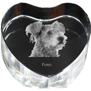 Pumi - zdjęcie psa w krysztale, kryształowe serce, wyjątkowa ramka ze zdjęciem marki Art-Dog Pumi - zdjęcie psa w krysztale, kryształowe serce, wyjątkowa ramka ze zdjęciem marki Art-Dog