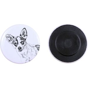 Rat Terrier - magnes z psim pupilem, wyjątkowo lekki, mocny magnes, produkt wykonany ręcznie marki Art-Dog Rat Terrier - magnes z psim pupilem, wyjątkowo lekki, mocny magnes, produkt wykonany ręcznie marki Art-Dog