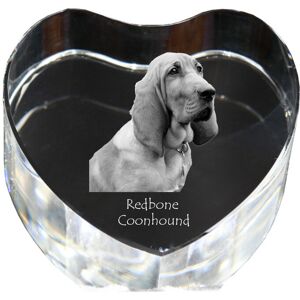 Redbone Coonhound - zdjęcie psa w krysztale, kryształowe serce, wyjątkowa ramka ze zdjęciem marki Art-Dog Redbone Coonhound - zdjęcie psa w krysztale, kryształowe serce, wyjątkowa ramka ze zdjęciem marki Art-Dog