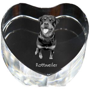 Rottweiler - zdjęcie psa w krysztale, kryształowe serce, wyjątkowa ramka ze zdjęciem marki Art-Dog Rottweiler - zdjęcie psa w krysztale, kryształowe serce, wyjątkowa ramka ze zdjęciem marki Art-Dog