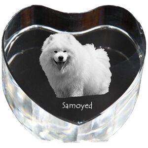 Samojed, Samoyed, Samojedskaja - zdjęcie psa w krysztale, kryształowe serce, wyjątkowa ramka ze zdjęciem marki Art-Dog Samojed, Samoyed, Samojedskaja - zdjęcie psa w krysztale, kryształowe serce, wyjątkowa ramka ze zdjęciem marki Art-Dog