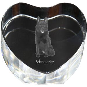 Schipperke - zdjęcie psa w krysztale, kryształowe serce, wyjątkowa ramka ze zdjęciem marki Art-Dog Schipperke - zdjęcie psa w krysztale, kryształowe serce, wyjątkowa ramka ze zdjęciem marki Art-Dog