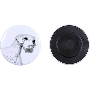 Sealyham Terrier - magnes z psim pupilem, wyjątkowo lekki, mocny magnes, produkt wykonany ręcznie marki Art-Dog Sealyham Terrier - magnes z psim pupilem, wyjątkowo lekki, mocny magnes, produkt wykonany ręcznie marki Art-Dog