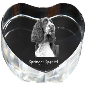 Springer spaniel angielski - zdjęcie psa w krysztale, kryształowe serce, wyjątkowa ramka ze zdjęciem marki Art-Dog Springer spaniel angielski - zdjęcie psa w krysztale, kryształowe serce, wyjątkowa ramka ze zdjęciem marki Art-Dog