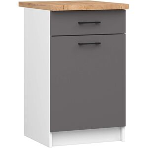 Szafka kuchenna Akord S50 - Szary Grafit - 50cm Szafka kuchenna Akord S50 - Szary Grafit - 50cm