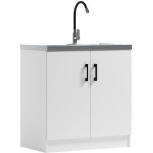 ADK Meble Szafka kuchenna pod zlew KD 80 biała (W2) ADK Meble Szafka kuchenna pod zlew KD 80 biała (W2)