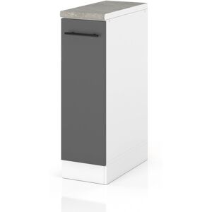 Hurtownia Mebli Szafka Kuchenna Stojąca Z Blatem Modułowa 20cm Spremium Szary Mat Hurtownia Mebli Szafka Kuchenna Stojąca Z Blatem Modułowa 20cm Spremium Szary Mat