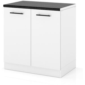Hurtownia Mebli Szafka Kuchenna Stojąca Z Blatem Modułowa 80cm Spremium Biały Mat Hurtownia Mebli Szafka Kuchenna Stojąca Z Blatem Modułowa 80cm Spremium Biały Mat
