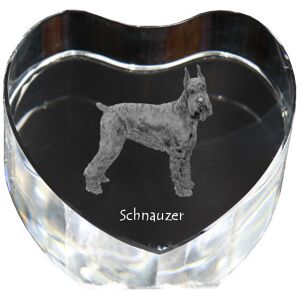 Sznaucer, Schnauzer I - zdjęcie psa w krysztale, kryształowe serce, wyjątkowa ramka ze zdjęciem marki Art-Dog Sznaucer, Schnauzer I - zdjęcie psa w krysztale, kryształowe serce, wyjątkowa ramka ze zdjęciem marki Art-Dog