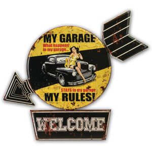 ART Szyld 3D, 50x54, My Rules My Garage, Magia Świąt zaczyna się u nas ART Szyld 3D, 50x54, My Rules My Garage, Magia Świąt zaczyna się u nas