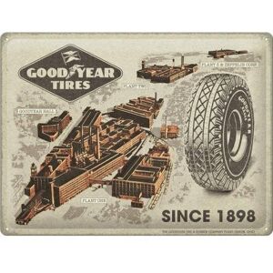 ART Tablica szyld GOODYEAR TIRES SINCE 1898 prezent blacha 30x40 ART Tablica szyld GOODYEAR TIRES SINCE 1898 prezent blacha 30x40
