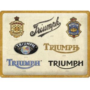 ART Tablica szyld TRIUMPH LOGO EVOLUTION blacha 30x40 ART Tablica szyld TRIUMPH LOGO EVOLUTION blacha 30x40