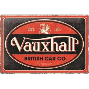 ART Tablica szyld VAUXHALL BRITISH CAR blacha metal prezent 20x30 ART Tablica szyld VAUXHALL BRITISH CAR blacha metal prezent 20x30