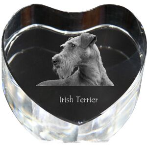 Terier irlandzki, Irish Red Terrier - zdjęcie psa w krysztale, kryształowe serce, wyjątkowa ramka ze zdjęciem marki Art-Dog Terier irlandzki, Irish Red Terrier - zdjęcie psa w krysztale, kryształowe serce, wyjątkowa ramka ze zdjęciem marki Art-Dog