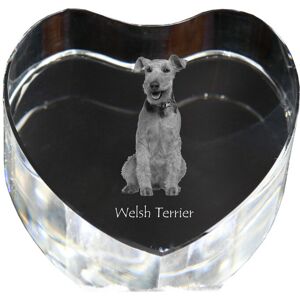Terier walijski, Welsh Terrier - zdjęcie psa w krysztale, kryształowe serce, wyjątkowa ramka ze zdjęciem marki Art-Dog Terier walijski, Welsh Terrier - zdjęcie psa w krysztale, kryształowe serce, wyjątkowa ramka ze zdjęciem marki Art-Dog