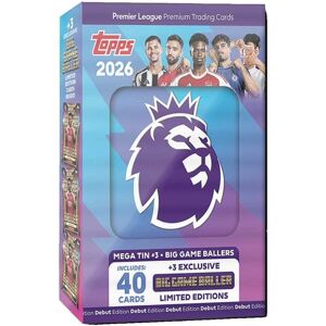 Topps Premier League 2026 Karty Piłkarskie Mega Puszka #3 Big Game Baller Topps Premier League 2026 Karty Piłkarskie Mega Puszka #3 Big Game Baller