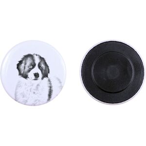 Tornjak, Bośniacko-chorwacki pies pasterski - magnes z psim pupilem, wyjątkowo lekki, mocny magnes, produkt wykonany ręcznie marki Art-Dog Tornjak, Bośniacko-chorwacki pies pasterski - magnes z psim pupilem, wyjątkowo lekki, mocny magnes, produkt wykonany ręcznie marki Art-Dog