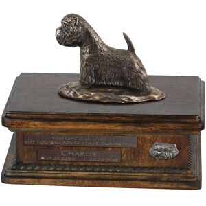 West Highland White Terrier, Westie - skrzynia na psie pamiątki, personalizowana skrzynia ze statuetką, drewniana skrzynia z psem marki Art-Dog West Highland White Terrier, Westie - skrzynia na psie pamiątki, personalizowana skrzynia ze statuetką, drewniana skrzynia z psem marki Art-Dog