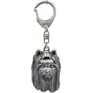 ART Yorkshire Terrier Brelok Breloczek posrebrzany ART Yorkshire Terrier Brelok Breloczek posrebrzany