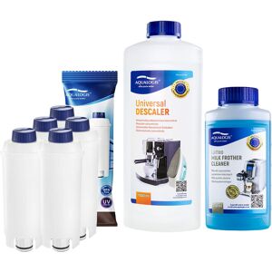 Zestaw Delonghi - AL-S002 5szt, Uniwersalny Odkamieniacz Aqualogis 1L, Płyn Czyszczący System Mleczny Latteo 250ml Zestaw Delonghi - AL-S002 5szt, Uniwersalny Odkamieniacz Aqualogis 1L, Płyn Czyszczący System Mleczny Latteo 250ml