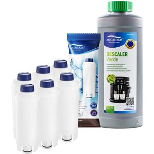 Zestaw Do Delonghi Filtr AL-S002 6szt, Odkamieniacz Aqualogis Verde 500ml Zestaw Do Delonghi Filtr AL-S002 6szt, Odkamieniacz Aqualogis Verde 500ml