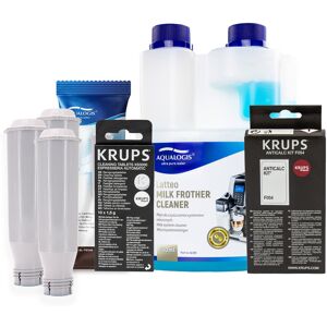 Aqualogis Zestaw Krups - AL-TES46 3szt, Latteo 500ml, KRUPS XS3000 10 Tabletki, Krups F054 Aqualogis Zestaw Krups - AL-TES46 3szt, Latteo 500ml, KRUPS XS3000 10 Tabletki, Krups F054