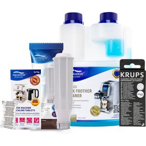 Aqualogis Zestaw Krups - AL-TES46, Latteo 500ml, KRUPS XS3000 10 Tabletki, Decalc Aqualogis Zestaw Krups - AL-TES46, Latteo 500ml, KRUPS XS3000 10 Tabletki, Decalc