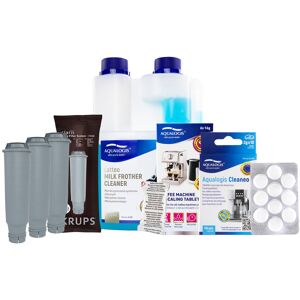 Aqualogis Zestaw Krups - FIltr Krups F088 3szt, Latteo 500ml, Decalc, Cleaneo Aqualogis Zestaw Krups - FIltr Krups F088 3szt, Latteo 500ml, Decalc, Cleaneo