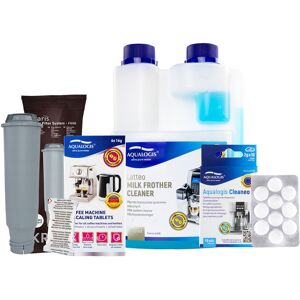 Aqualogis Zestaw Krups - FIltr Krups F088, Latteo 500ml, Decalc, Cleaneo Aqualogis Zestaw Krups - FIltr Krups F088, Latteo 500ml, Decalc, Cleaneo
