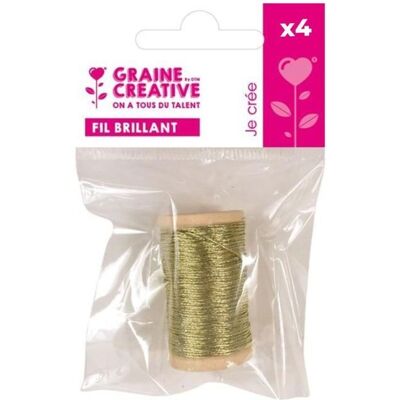 Creative 4 lśniące nici 20 m - złote Creative 4 lśniące nici 20 m - złote