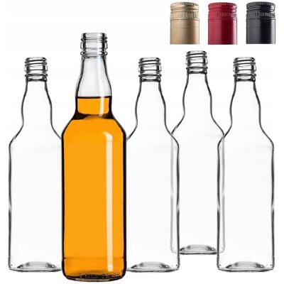 KADAX 50 SZT BUTELKI MONOPOLOWE 500ML 0,5L Z ZAKRĘTKĄ NA BIMBER WÓDKĘ NALEWKI SOK KADAX 50 SZT BUTELKI MONOPOLOWE 500ML 0,5L Z ZAKRĘTKĄ NA BIMBER WÓDKĘ NALEWKI SOK