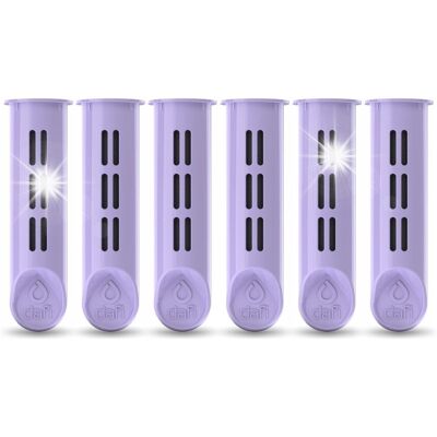 6 filtrów do butelki Dafi lavender fioletowa 6 filtrów do butelki Dafi lavender fioletowa