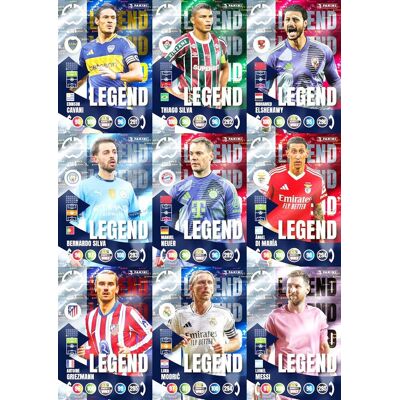 9 szt. Komplet LEGEND WORLD - Zestaw Panini FIFA Club World Cup 2025 MESSI 9 szt. Komplet LEGEND WORLD - Zestaw Panini FIFA Club World Cup 2025 MESSI