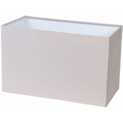 Belldeco Abażur BK P40/H25 Prostokąt Plusz beż folia biała Belldeco Abażur BK P40/H25 Prostokąt Plusz beż folia biała