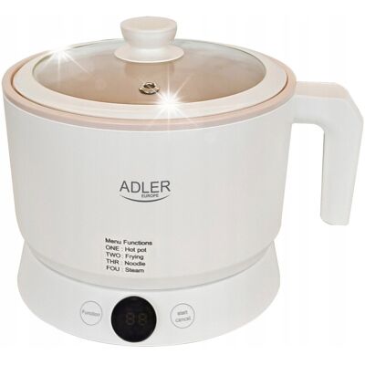 Adler AD 6422 Garnek wielofunkcyjny - 4 inteligentnym trybom pracy - LED Adler AD 6422 Garnek wielofunkcyjny - 4 inteligentnym trybom pracy - LED