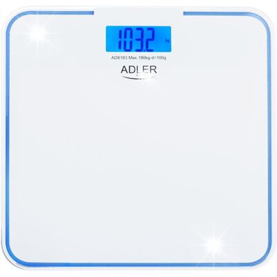 Adler Ad 8183 Waga Łazienkowa - 180kg - Z Podświetleniem Krawędzi Adler Ad 8183 Waga Łazienkowa - 180kg - Z Podświetleniem Krawędzi
