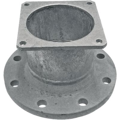 Granit Adapter kołnierza beczkowozu kwadrat na okrągły 5” Granit Adapter kołnierza beczkowozu kwadrat na okrągły 5”