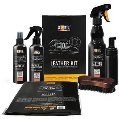 ADBL Leather Kit zestaw do pielęgnacji tapicerki skórzanej ADBL Leather Kit zestaw do pielęgnacji tapicerki skórzanej