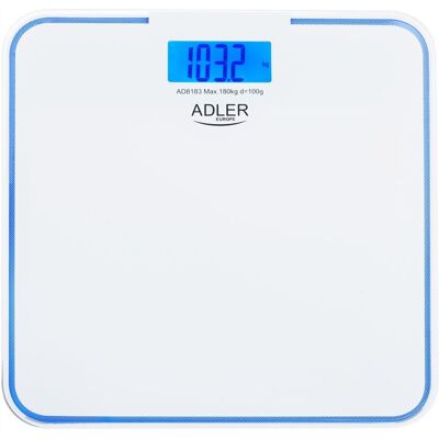Adler Ad 8183 Waga Łazienkowa - 180kg - Z Podświetleniem Krawędzi Adler Ad 8183 Waga Łazienkowa - 180kg - Z Podświetleniem Krawędzi