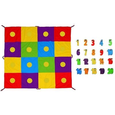 Akson, Mata Szachownica Animacyjna 2m x 2 m + 20 dodatków, nauka liczenia Akson, Mata Szachownica Animacyjna 2m x 2 m + 20 dodatków, nauka liczenia