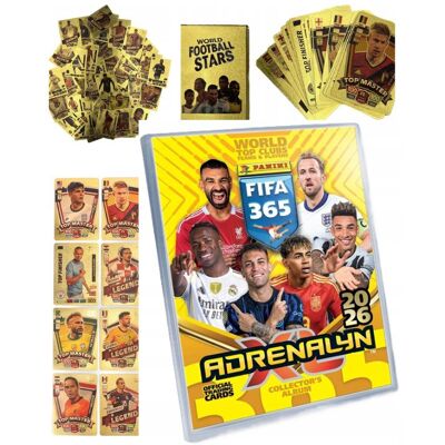 Album Fifa 365 2026 + 55 Złotych Kart Album Na Karty Piłkarskie Xl Panini Adrenalyn Album Fifa 365 2026 + 55 Złotych Kart Album Na Karty Piłkarskie Xl Panini Adrenalyn