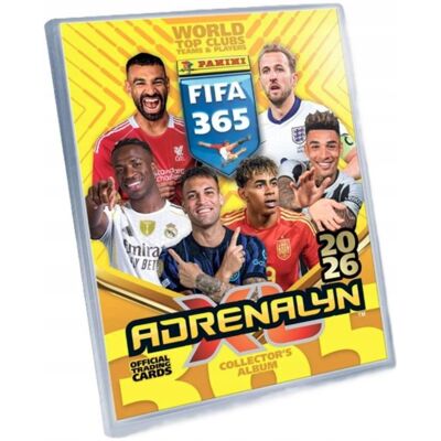 ALBUM FIFA 365 ADRENALYN 2026 PANINI - Duży klaser na 540 Karty piłkarskie ALBUM FIFA 365 ADRENALYN 2026 PANINI - Duży klaser na 540 Karty piłkarskie