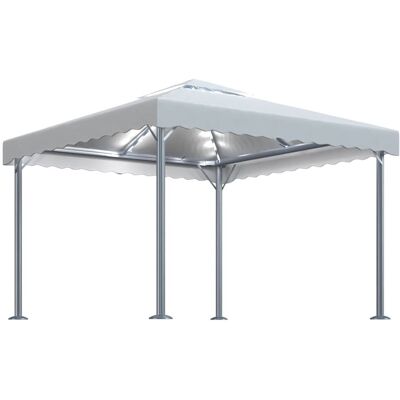 VMP Altana ze sznurem lampek LED, 300x300 cm, kremowa, aluminium VMP Altana ze sznurem lampek LED, 300x300 cm, kremowa, aluminium