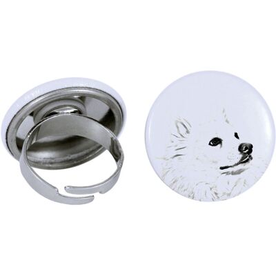 American Eskimo Dog, American Spitz - damska biżuteria z podobizną psa, produkt wykonany ręcznie, możliwość dodanie własnego zdjęcia, marka Art-Dog American Eskimo Dog, American Spitz - damska biżuteria z podobizną psa, produkt wykonany ręcznie, możliwość dodanie własnego zdjęcia, marka Art-Dog