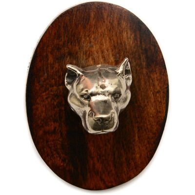 Art-Dog - Amstaff - 5x7 cm - Srebrny pin Art-Dog - Amstaff - 5x7 cm - Srebrny pin